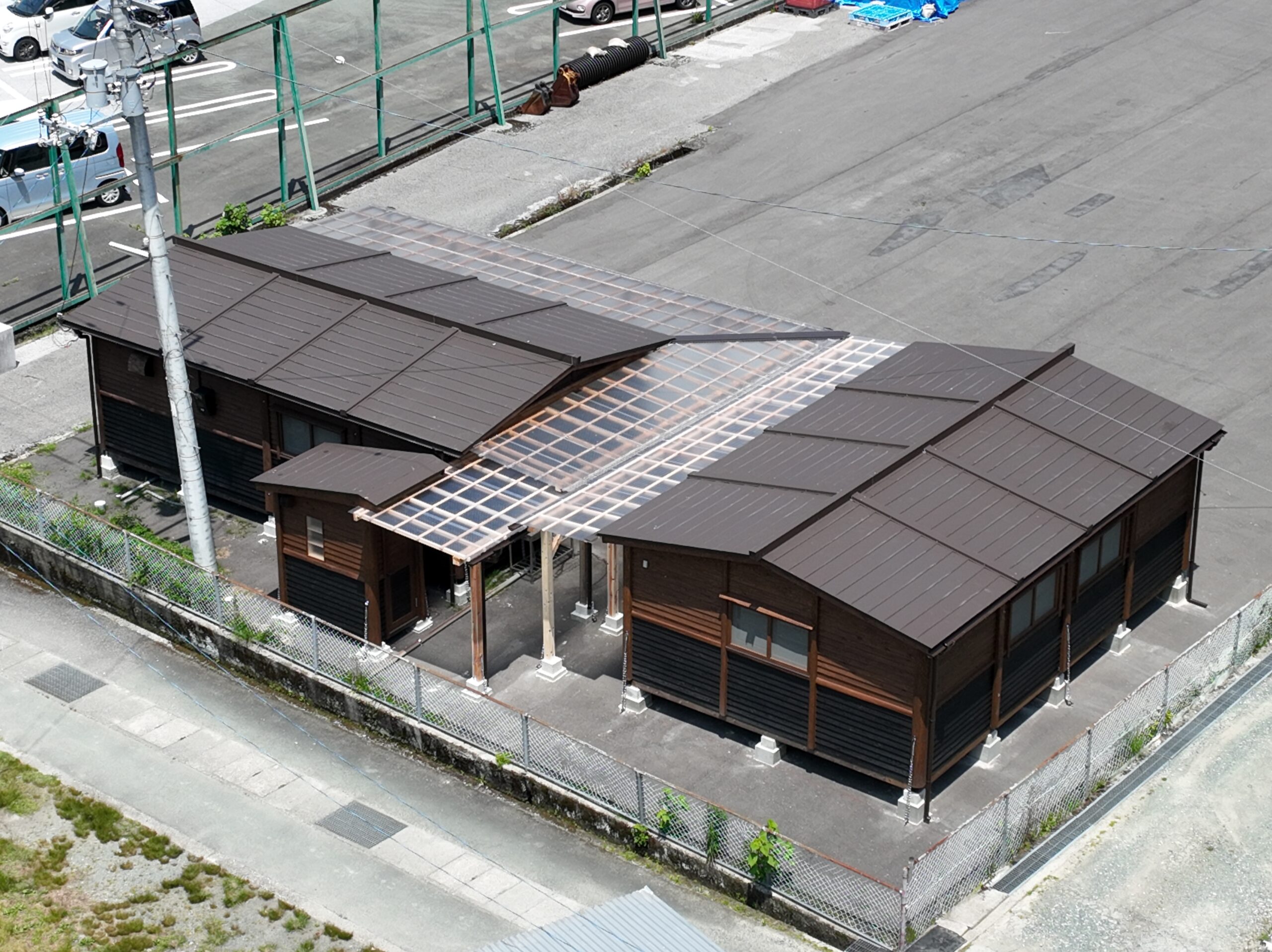 らく～だハウスを設置させて頂きました。スライド02